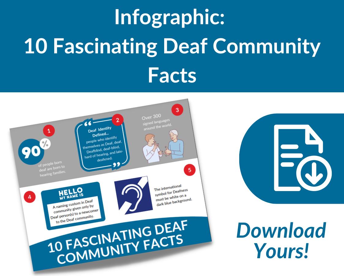 10 fascinating deaf community facts infographic image