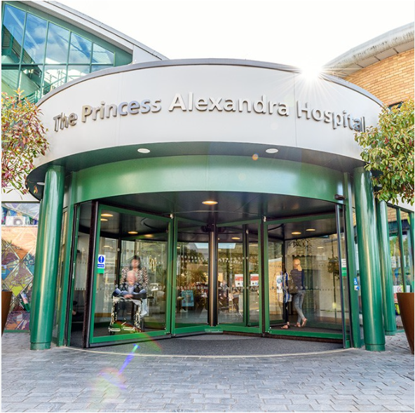 Princess Alexandra Hospital front entrance